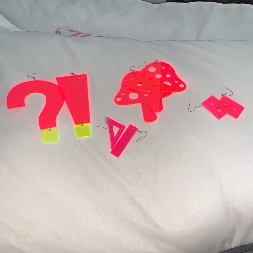 Neon Earrings